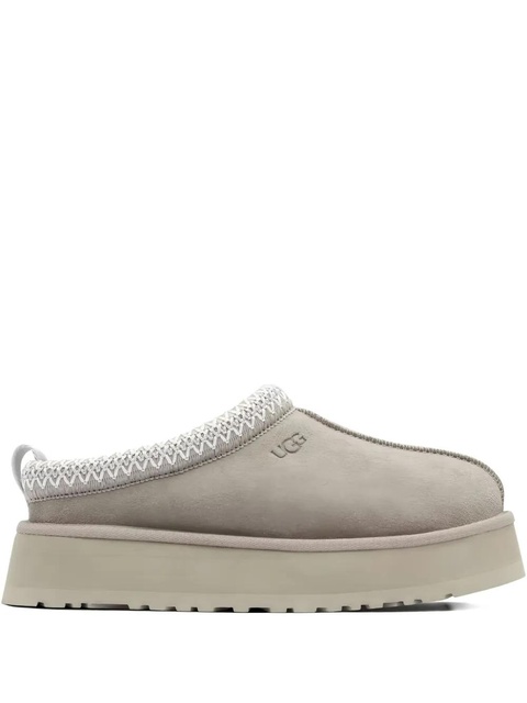 UGG Tazz platform-sole braided-trim slippers - Grey - zdjęcie produktu nr 1