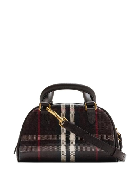 Burberry Highlands check-pattern mini bag - Black - zdjęcie produktu nr 2