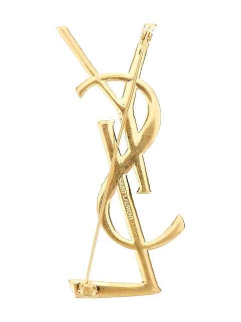 Saint Laurent Cassandre brooche - Gold - zdjęcie produktu nr 2