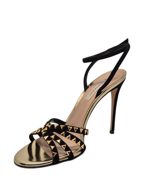 Casadei studded strappy sandals - Black - zdjęcie produktu nr 2