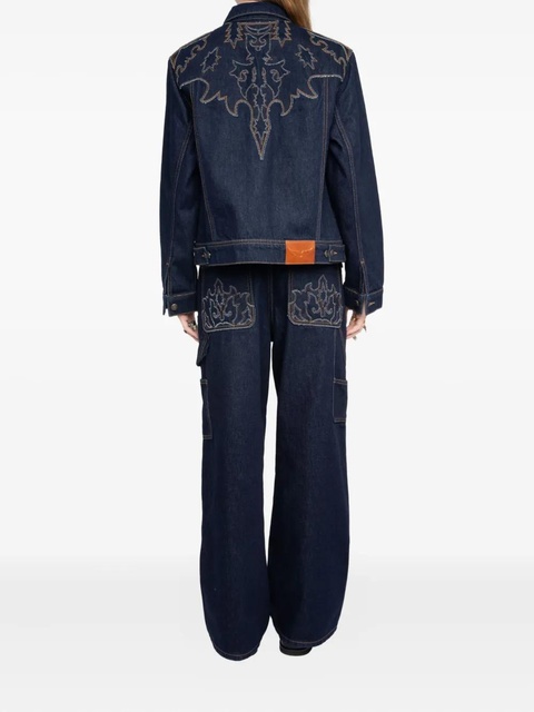 Zadig&Voltaire embroidered denim jacket - Blue - zdjęcie produktu nr 2