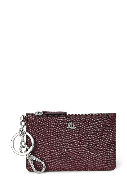 Lauren Ralph Lauren portfel skórzany damski kolor bordowy 432966789 - zdjęcie produktu nr 2