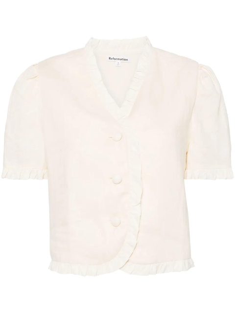 Reformation Bess top - Neutrals - zdjęcie produktu nr 1