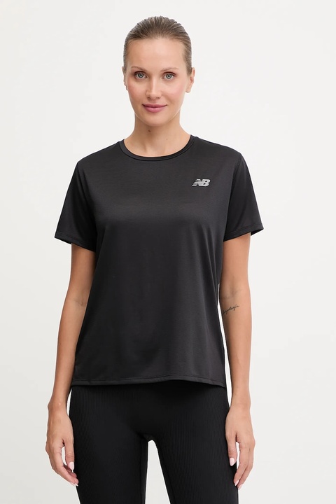 New Balance t-shirt treningowy damski kolor czarny WT41222BK - zdjęcie produktu nr 1