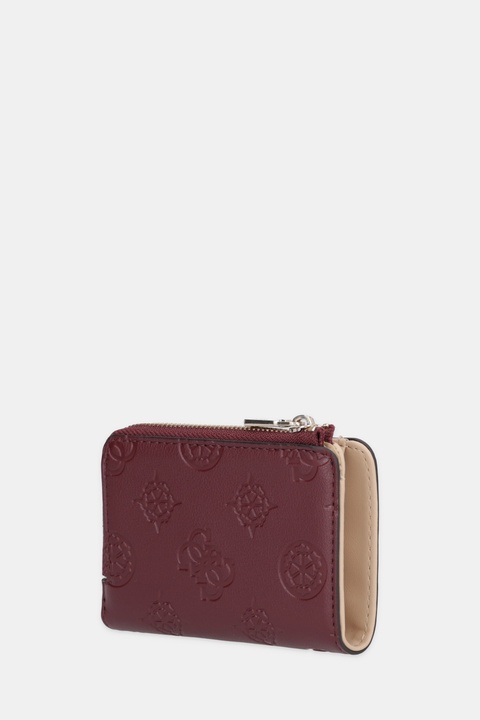 Guess portfel LAUREL damski kolor bordowy SWPD74 59156 - zdjęcie produktu nr 1
