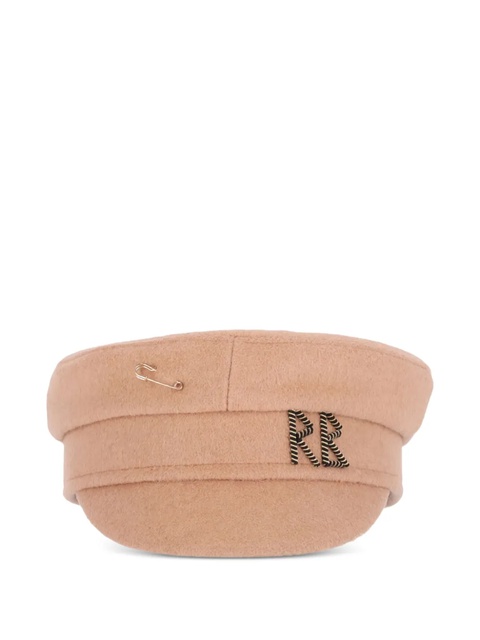 Ruslan Baginskiy wool safety-pin sailor cap - Neutrals - zdjęcie produktu nr 2