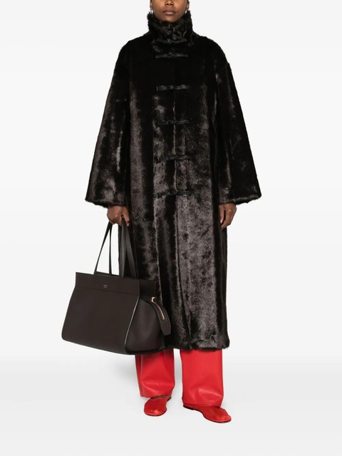 Róhe faux-fur buttoned coat - Brown - zdjęcie produktu nr 2