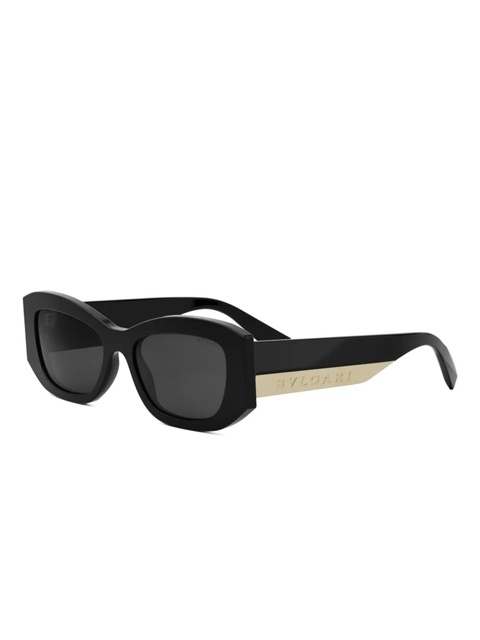 Bvlgari geometric-frame sunglasses - Black - zdjęcie produktu nr 1