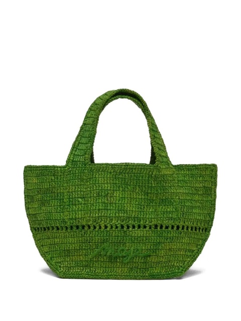 Maje raffia mini bag - Green - zdjęcie produktu nr 1