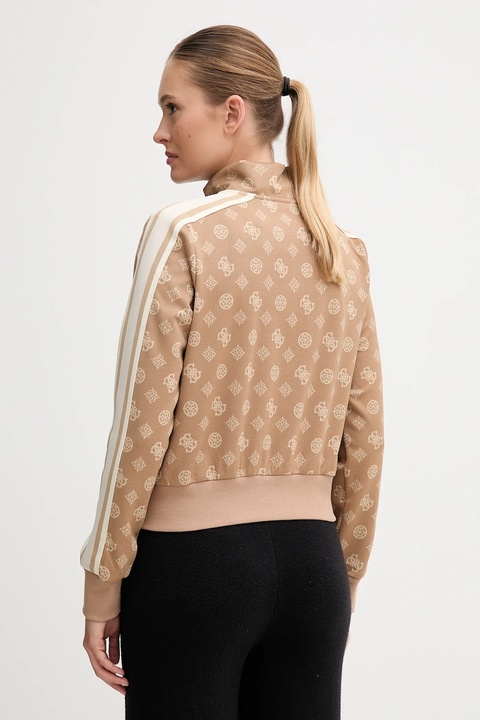 Guess bluza PEONY damska kolor beżowy wzorzysta V5YQ07 K0282 - zdjęcie produktu nr 2