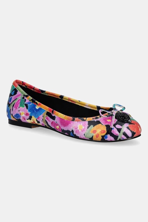 Kurt Geiger London baleriny skórzane Eagle Ballerina kolor multicolor 9790609109 - zdjęcie produktu nr 1