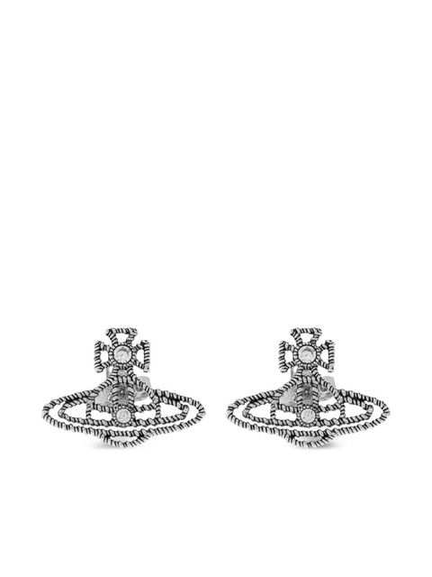 Vivienne Westwood orb crystal-embellished earrings - Silver - zdjęcie produktu nr 1