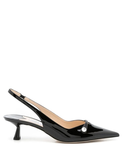 Jimmy Choo Amita 65mm leather pumps - Black - zdjęcie produktu nr 1