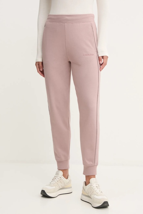 Calvin Klein Underwear spodnie lounge kolor brązowy gładkie 000QS7286E - zdjęcie produktu nr 1