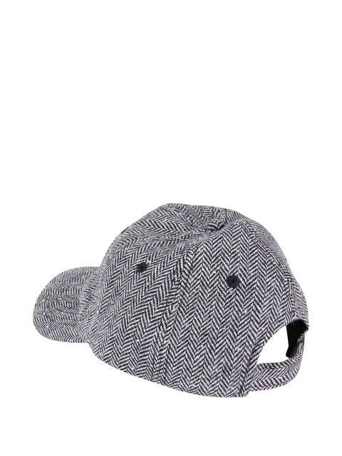 MC2 Saint Barth herringbone-pattern baseball cap - Grey - zdjęcie produktu nr 2