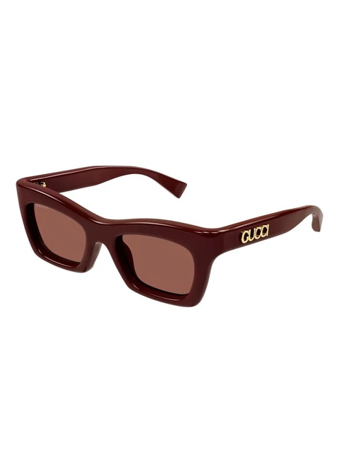 Gucci Eyewear square full-rim sunglasses - Brown - zdjęcie produktu nr 2