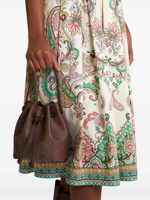 ETRO mini Paisley bucket bag - Brown - zdjęcie produktu nr 2