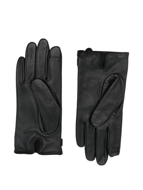 Lauren Ralph Lauren logo-strap gloves - Black - zdjęcie produktu nr 1