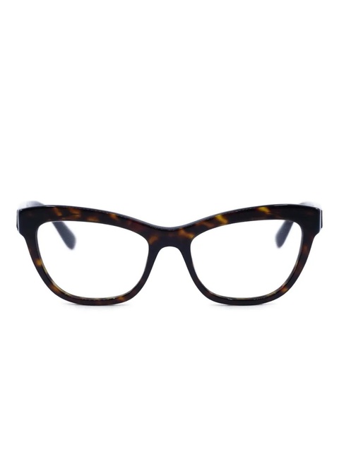 Dolce & Gabbana cat-eye full-rim glasses - Brown - zdjęcie produktu nr 1