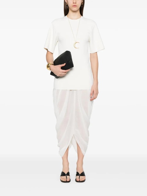 TOTEME panelled T-shirt dress - Neutrals - zdjęcie produktu nr 2