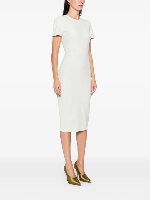 Victoria Beckham short-sleeve midi dress - Green - zdjęcie produktu nr 1