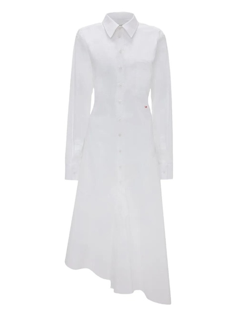 Victoria Beckham panelled asymmetrical shirt dress - White - zdjęcie produktu nr 1