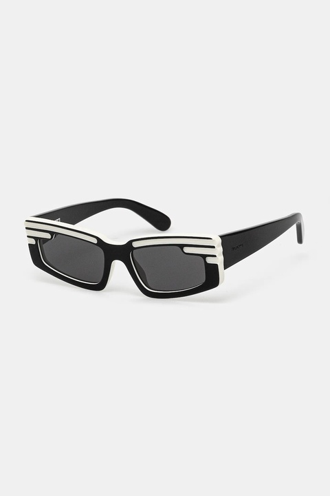Fiorucci okulary przeciwsłoneczne Rectangular Wing damskie kolor czarny U01FPASU134AC03BK01 - zdjęcie produktu nr 1