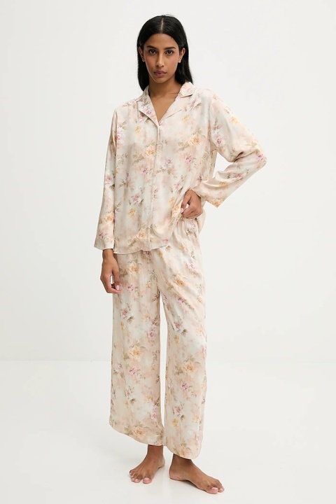 Answear Lab piżama damska kolor beżowy - zdjęcie produktu nr 2