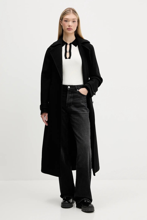 HUGO sweter damski kolor beżowy 50542608 - zdjęcie produktu nr 2