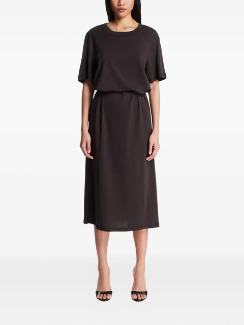 LEMAIRE tie-waist midi dress - Black - zdjęcie produktu nr 1