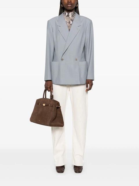 LEMAIRE double-breasted blazer - Grey - zdjęcie produktu nr 2