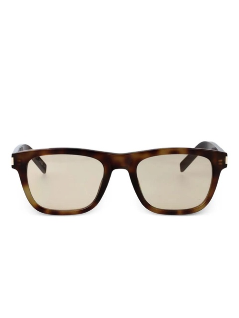 Saint Laurent Eyewear rectangle-frame sunglasses - Brown - zdjęcie produktu nr 1