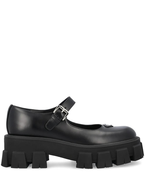 Prada 60mm Monolith buckle-strap platform pumps - Black - zdjęcie produktu nr 1