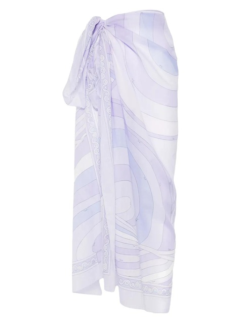 PUCCI geometric print pareo - Purple - zdjęcie produktu nr 1