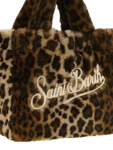 MC2 Saint Barth Colette leopard-embroidery tote bag - Brown - zdjęcie produktu nr 2