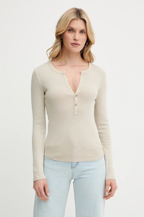 G-Star Raw longsleeve kolor beżowy D26140-D968 - zdjęcie produktu nr 1