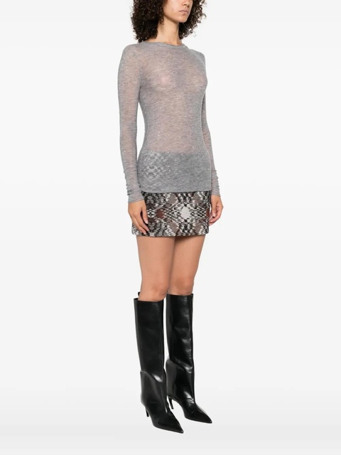 PINKO long-sleeve T-shirt - Grey - zdjęcie produktu nr 2