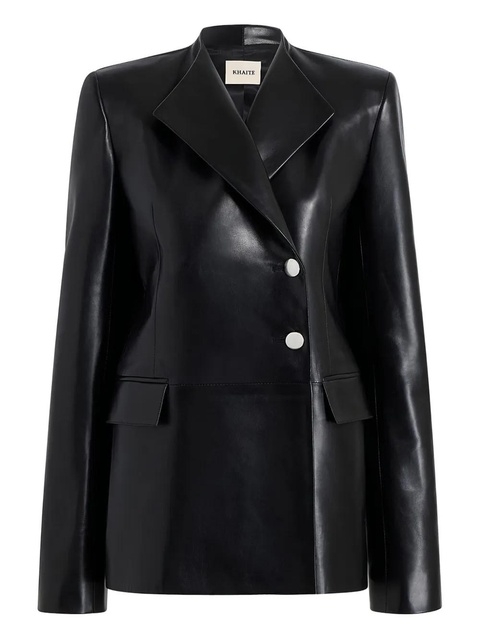 KHAITE button lambskin jacket - Black - zdjęcie produktu nr 1