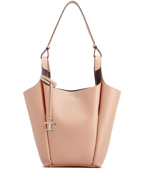 Tod's logo charm two-way shoulder bag - Neutrals - zdjęcie produktu nr 1