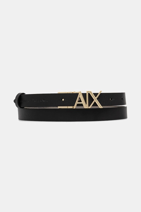 Armani Exchange pasek skórzany damski kolor brązowy XW002127 AF17157 - zdjęcie produktu nr 1