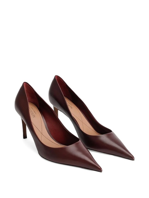 Dolce & Gabbana 80mm Devotion leather pumps - Red - zdjęcie produktu nr 2