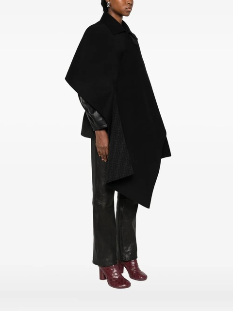 FENDI buttoned cape - Black - zdjęcie produktu nr 2