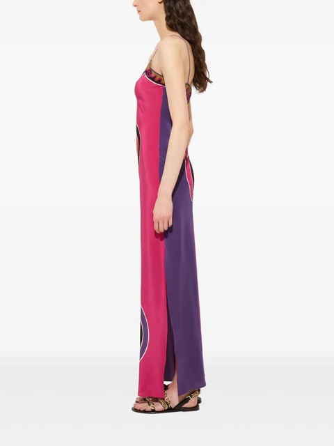 PUCCI abstract-print maxi dress - Purple - zdjęcie produktu nr 2