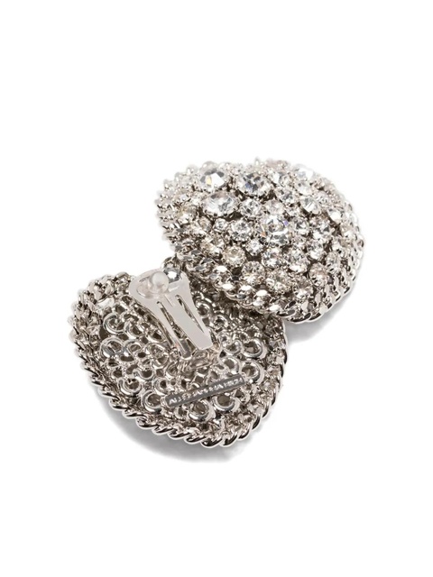 Alessandra Rich Heart earrings - Silver - zdjęcie produktu nr 2