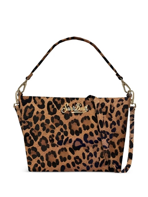 MC2 Saint Barth Aline Shoulder leopard print shoulder bag - Brown - zdjęcie produktu nr 1