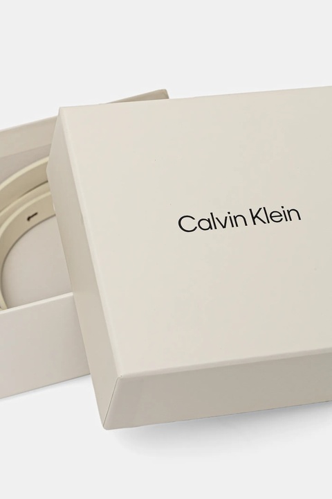 Calvin Klein pasek skórzany damski kolor biały LV04F7048G - zdjęcie produktu nr 2