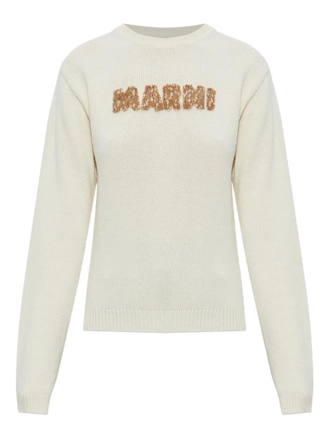 Marni laser-cut jumper - Neutrals - zdjęcie produktu nr 1