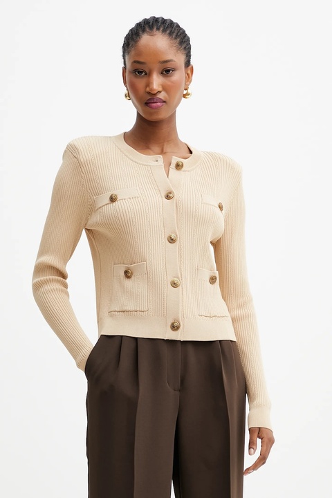 Guess kardigan EMMIE damski kolor beżowy lekki W5YR09 Z0130 - zdjęcie produktu nr 1