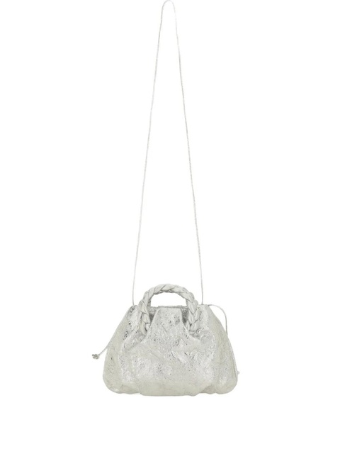 Hereu braided handle tote bag - Silver - zdjęcie produktu nr 1