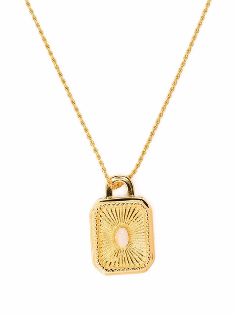 Missoma square locket rope necklace - Gold - zdjęcie produktu nr 1